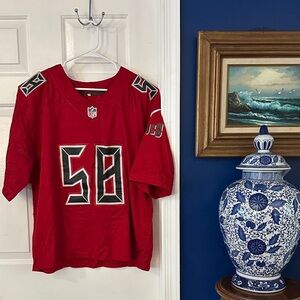 Men’s NFL #58 Shaquil Barrett Nike On Field Tampa Bay Buccaneers Jersey Size L